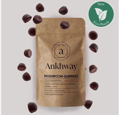 Ankhway mushroom gummies - mushroom, 60