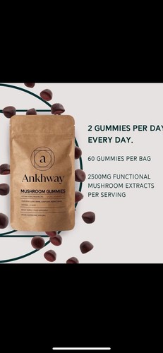 Ankhway mushroom gummies 10 - -,